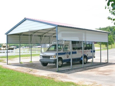 Carport | Vertical Roof | 22W x 26L x 9H