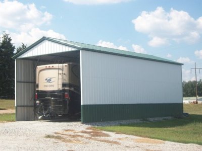 Vertical RV Carport 1