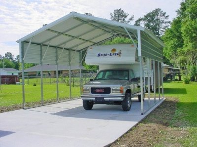 Vertical RV Carport 5